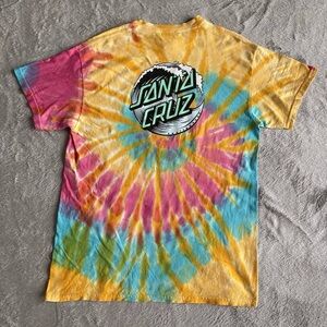 Santa Cruz Wave Dot Aurora Tie Dye T-Shirt